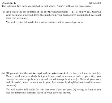 Solved Question 2 20 Points The Following Two Parts Are