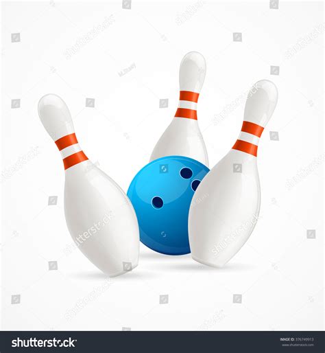 Blue Bowling Ball Crashing Into Pins Shutterstock