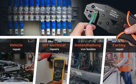 Ratchet Crimping Plier Preciva Insulated Ratcheting Wire Terminal