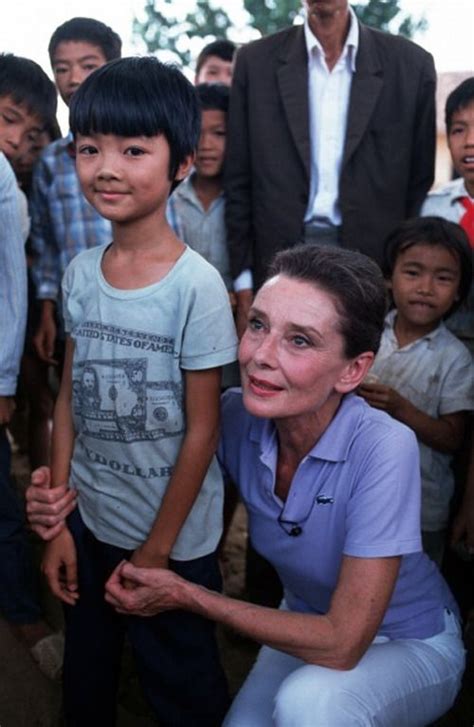 Unicef Goodwill Ambassador Audrey Hepburn In Vietnam Audrey