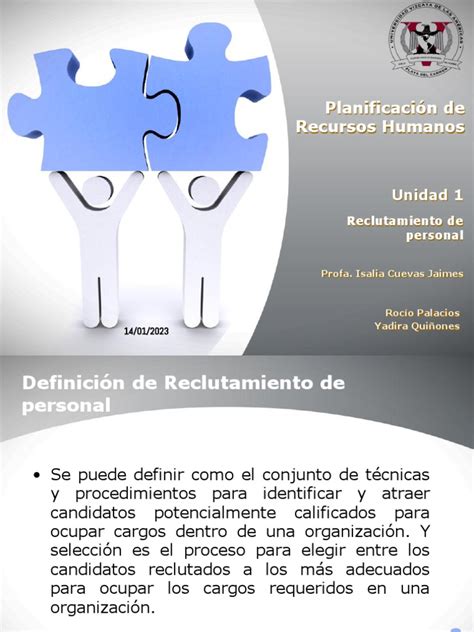 Planificación De Recursos Humanos Unidad 1 Pdf