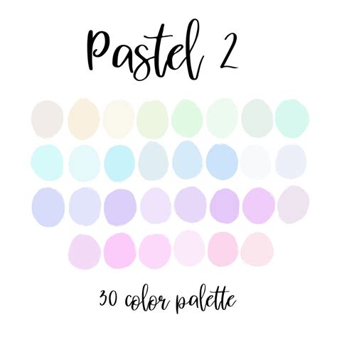 Pastel Color Palette Procreate Dudekse