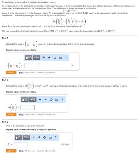 How To Calculate Activation Energy Using The Arrhenius Equation - RYZE Superfoods
