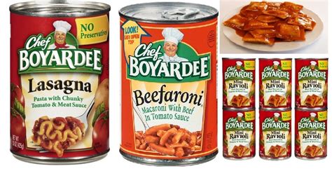 Chef Boyardee | Pasta with meat sauce, Chef boyardee, Top chef