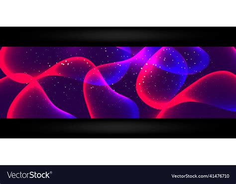 Liquid Neon Lava Lamp Background Vivid Royalty Free Vector