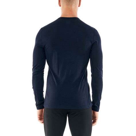 Icebreaker Mens Merino 200 Oasis Long Sleeve Crewe Thermal Top Mt