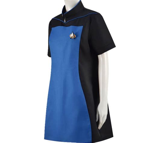 Star Trek Uniform Dress Blue Cosplay Costumes Outfit ACcosplay