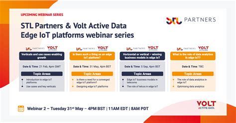 STL Partners & Volt Active Data Edge IoT Platforms Webinar Series