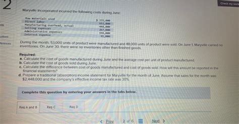 Solved Marywille Incorporated Incurred The Following Costs Chegg