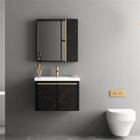 Black Bathroom Cabinets With Mirror – Semis Online