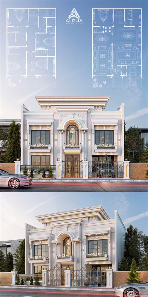 Classic Villa Design On Behance