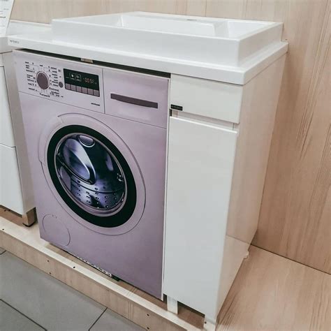 Тумба СанТа Марс 19 с раковиной над стиральной машиной 80 R - купить в ...