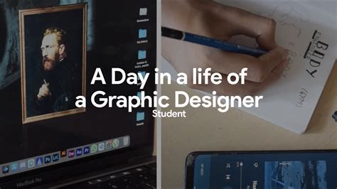 A Day In Life Of A Graphic Designer Student Youtube