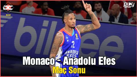 EuroLeague 2 Hafta Monaco Anadolu Efes Maç Sonu Clyburn Micic