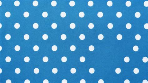 Blue Canvas Cotton Texture With Polka Dot Pattern Background Cotton