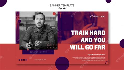 Free PSD | Esports concept banner template