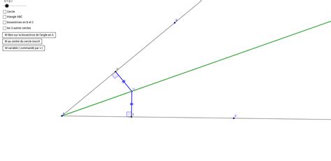 Bissectrices GeoGebra