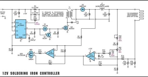 Nte Electronics Circuit Temperature Controlled Soldering Iron