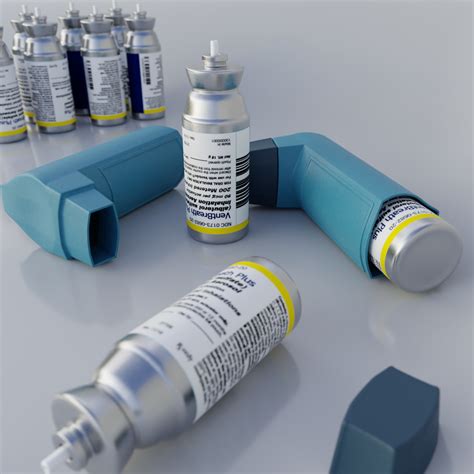 Albuterol inhaler 3D model - TurboSquid 1342261