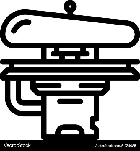 Pressing Dry Cleaning Line Icon Royalty Free Vector Image