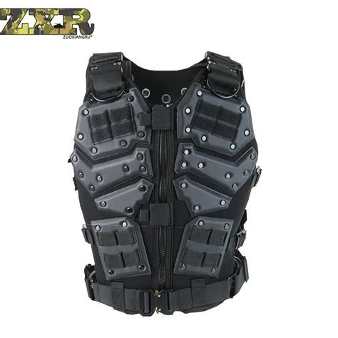 Aliexpress.com : Buy Unloading Airsoft Men Tactical Molle Vest Protection Plates Colete Soldier ...