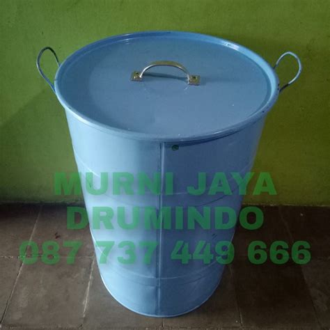 Jual Drum Kaleng Tong Sampah Besi Drum Besi Bekas Liter Kota