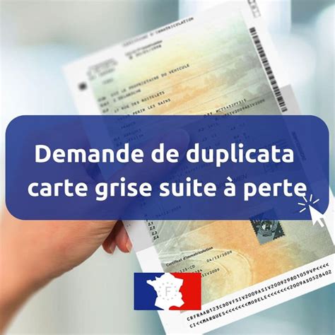 Duplicata De Carte Grise En Ligne Comment Faire La Demande Le