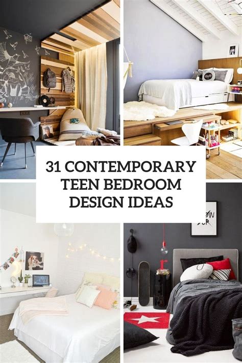 31 Contemporary Teen Bedroom Design Ideas - DigsDigs