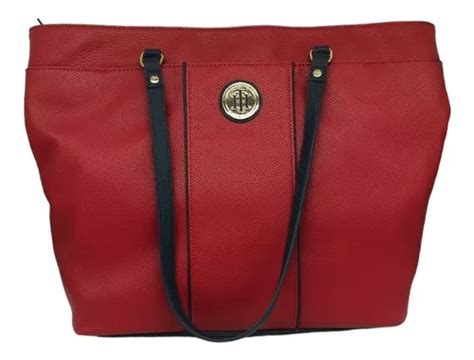 Sacola Vermelha Tommy Hilfiger Roxy Ii 69j2436600 Em Ouro Vermelho