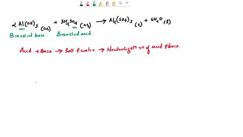 SOLVED: The following reaction can be classified as what type(s) of reaction(s)? 2 Al(OH)3 (aq ...