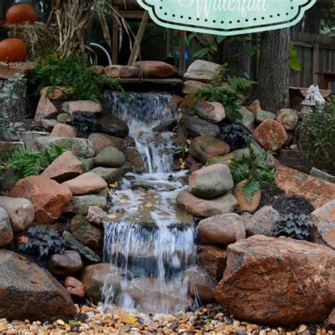 Diy Pondless Waterfall Waterfalls Backyard Backyard Backyard Water