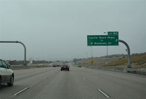 Interstate 25 North Monument To Castle Rock Colorado Aaroads