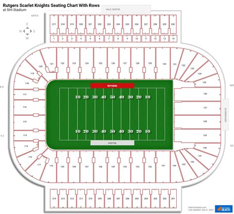 Rutgers Stadium Map