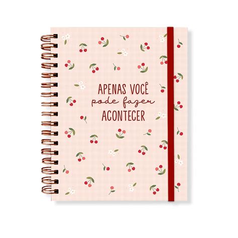 Planner Permanente Cerejinha Cart Es Gigantes Shopee Brasil