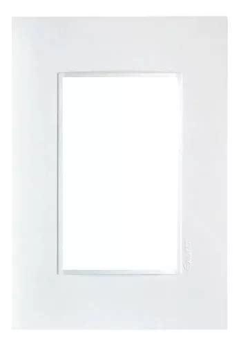 Tapa Rectangular Para 3 Modulos Color Universal Pvc