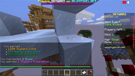 Playing Skywars On Hypixel Road To 400 Subs YouTube