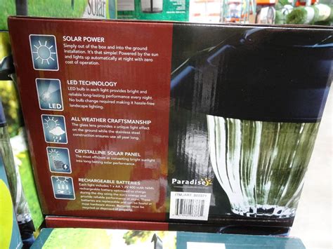 Solar Lightning and Lightning Protection: Costco Solar Post Lights