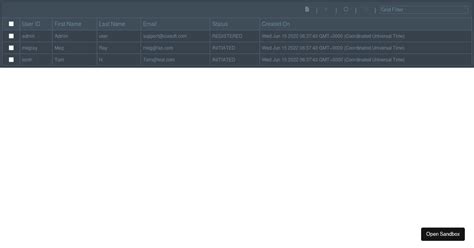 React Crud Table Codesandbox