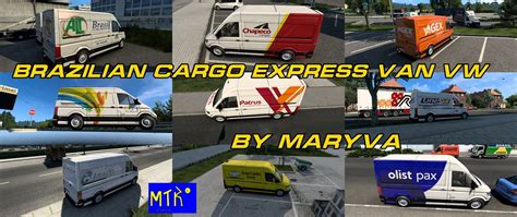 Brazilian Cargo Express Ai Traffic Van Vw Ets Mods Euro Truck