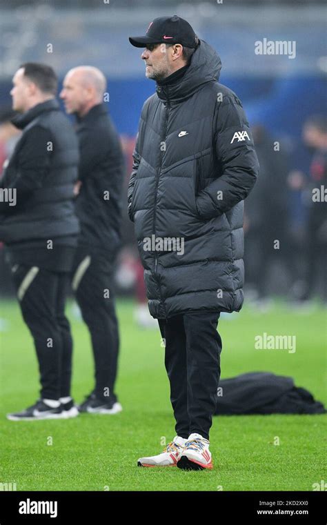 Jurgen Klopp Manager Of Liverpool Fc Looks On During The Round Of