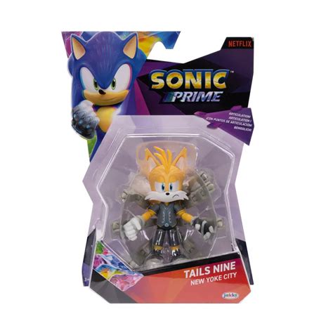 Sonic Prime Tails Nine New Yoke City Action Figure - Sonic the Hedgehog