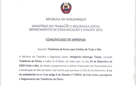 Folha De Maputo Not Cias Nacional Toler Ncia De Ponto Para Todo