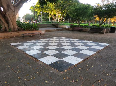 Sydney - Australia: Giant chess board