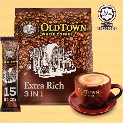 Jual Old Town White Coffee Extra Rich Sachet Gr Shopee Indonesia