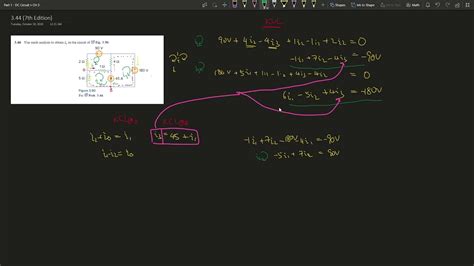 3 44 7 Edition Use Mesh Analysis To Obtain Io In The Circuit Of Fig