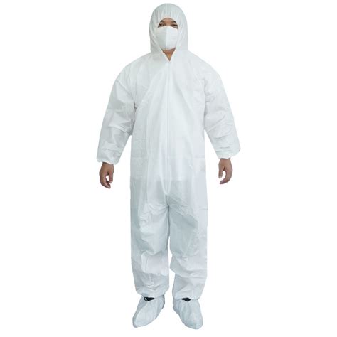 High Quality PPE Safety Suit Overalls PP SMS Non Woven Coverall