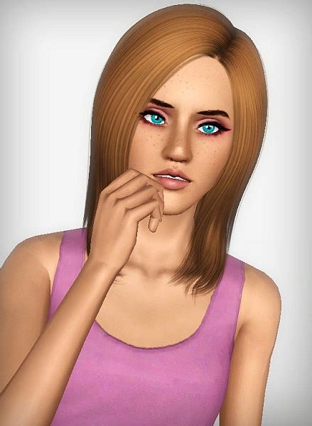 Cazy Liz Hairstyle Retextured By Forever And Always Sims Hairs