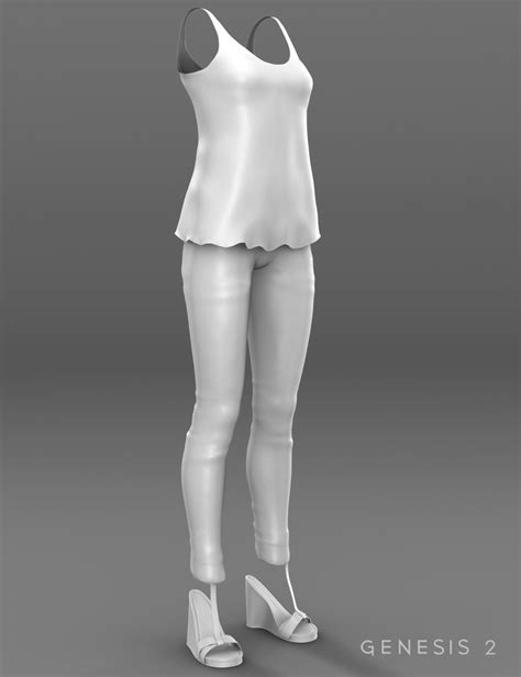 Afternoon Heat Outfit For Genesis 2 Female S Daz 3d