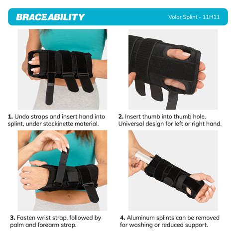 Volar Wrist Splint for Carpal Tunnel and Fracture Pain