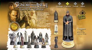 Tolkien Collection Tavolo De Il Signore Degli Anelli Scacchi Da